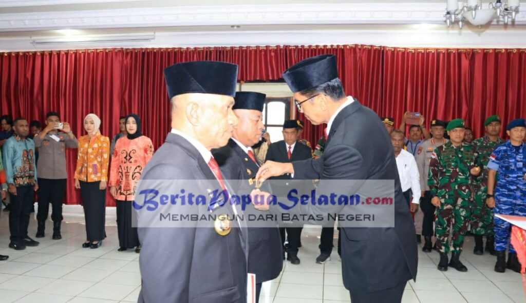 Pj Gubernur Papua Selatan Kukuhkan Pejabat Sementara Bupati